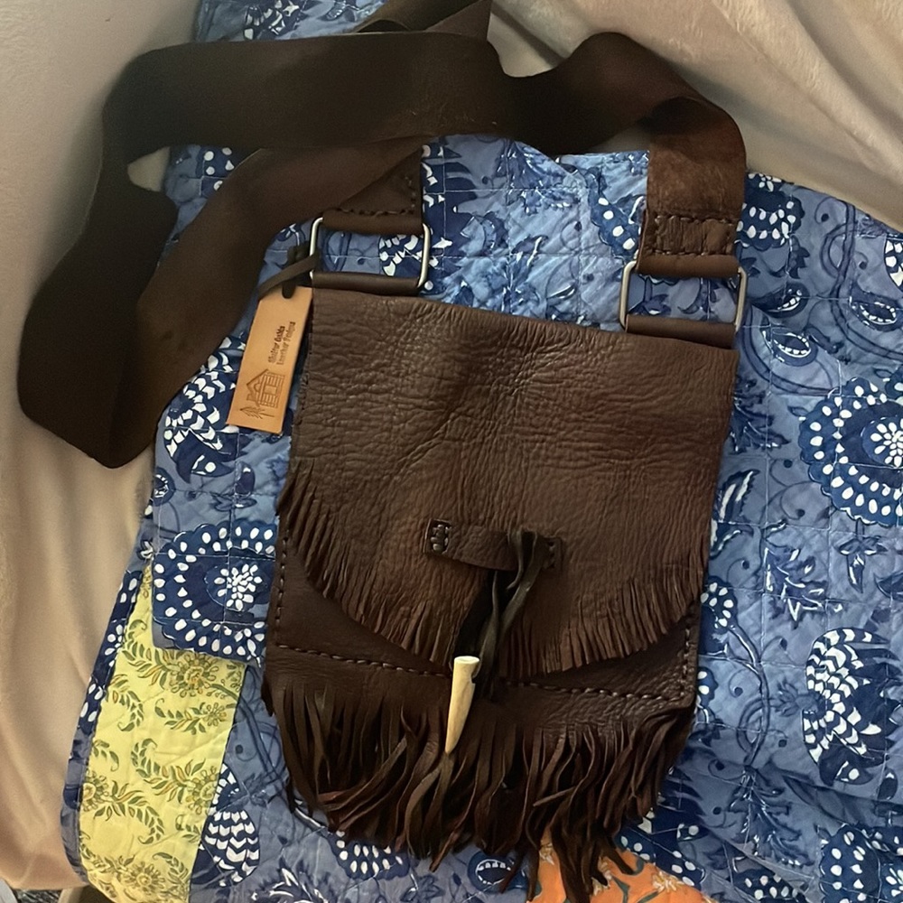 Handmade leather crossbody .. - Picture 4 of 4